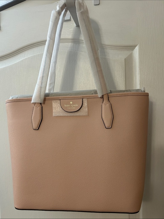 kate spade Handbags - kate spade Neutral Blush Pink Pebbled Tote